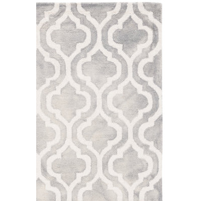 Adelei Hand Tufted Wool Geometric Rug