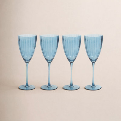 Boulder Optic White Wine Glasses