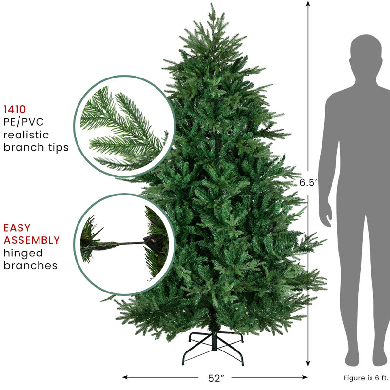 Pine Christmas Tree, 6'5'' H