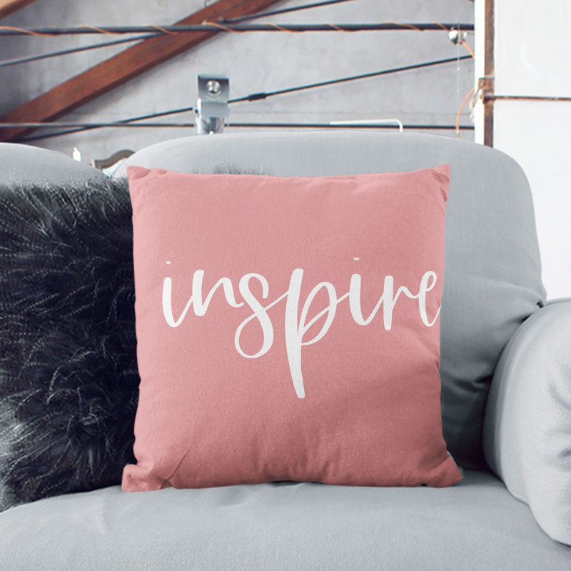 Inspire Scatter Cushion, White, 55cm H x 55cm W x 20cm D