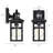 1-light 12 In. H Matte Black Motion Sensing Outdoor Wall Sconce With Dusk To Dawn-2004013611