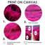 Fuchsia Blooming Abstraction II - art mural traditionnel blanc 2 panneaux-1555234265-1555234257-1555234262