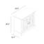 Kealon 2 Door Accent Cabinet