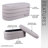 Velvet Ottoman Bench With Storage, Taupe