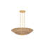 Troy Lighting Ollie 28 inch wide 3 Light Pendant in Vintage Gold Leaf