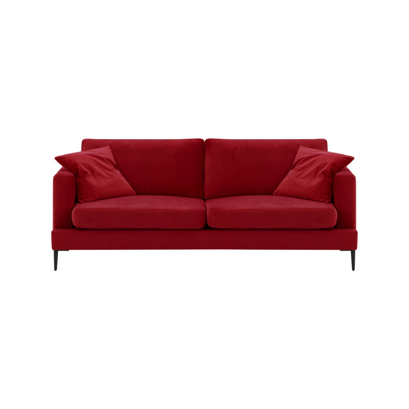 Bethnal Sofa, Dark Red, 3