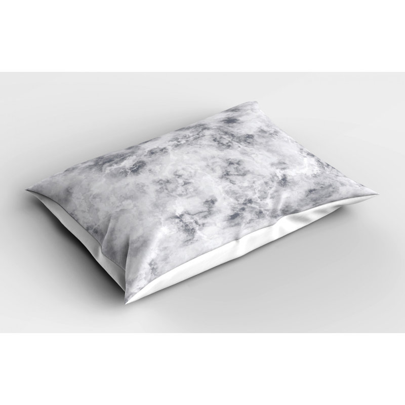Marble Polyester Abstract Sham Set, Twin