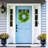 Maidenhair Fern and Assorted Foliage Spring Wreath Green 23"