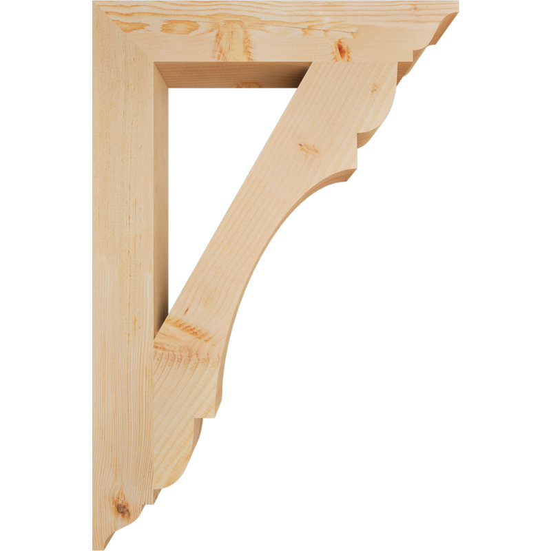 Support olympique traditionnel, H 36 po x l 3,5 po x P 24 po, Douglas (lisse)