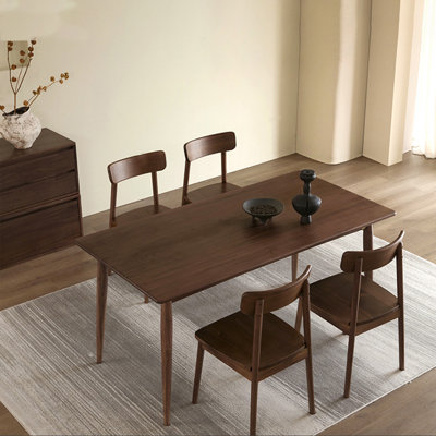 Black walnut art table set
