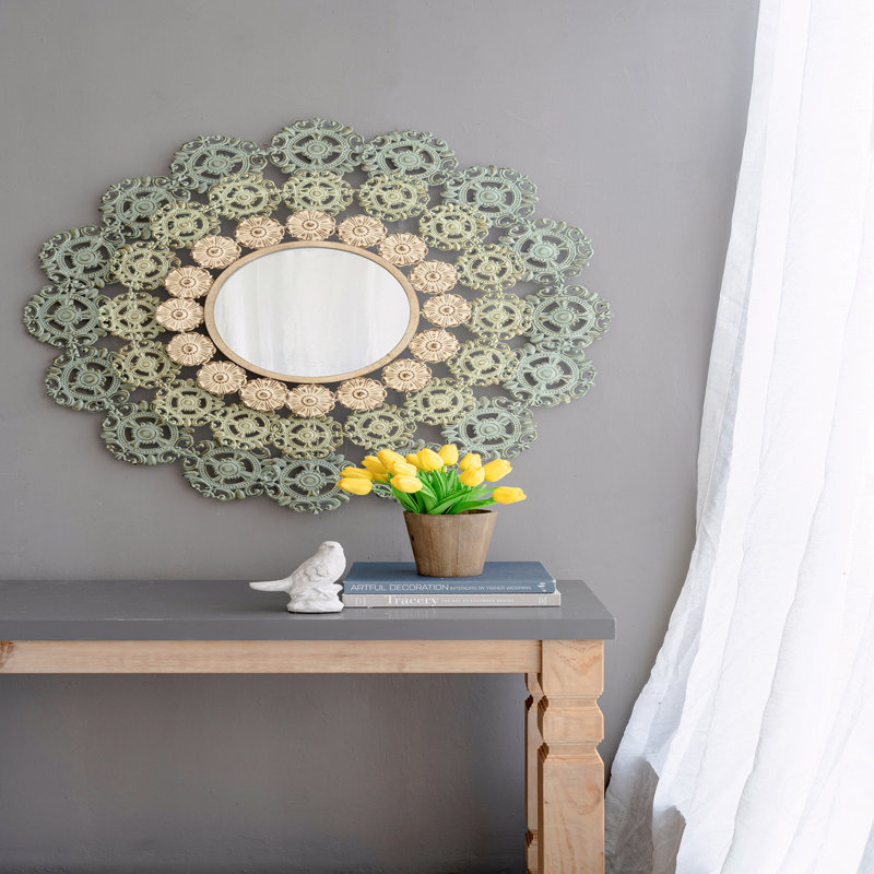 Miroir médaillon D38 x 3,5 po Mcguire
