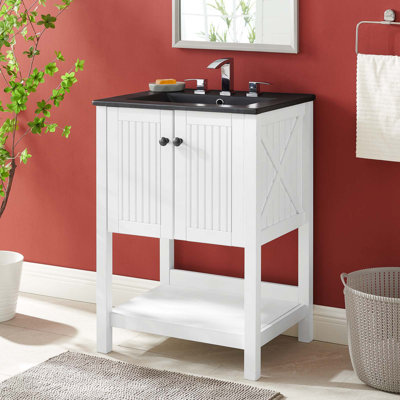 Meuble-lavabo à vapeur 24 po Modway