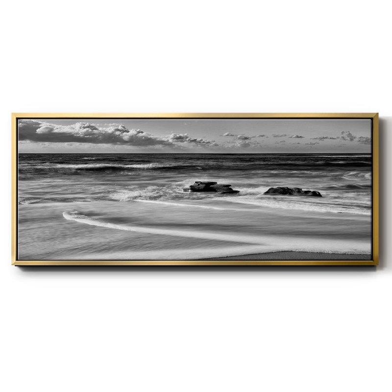 Whispering Sands Beach - toile encadrée, H 20 po x l 50 po