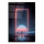  «Eclipse Seeker» par Ann Klee, art mural en verre acrylique, 12 po x 16 po