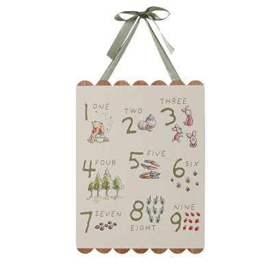 Disney Winnie The Pooh Counting Plaque