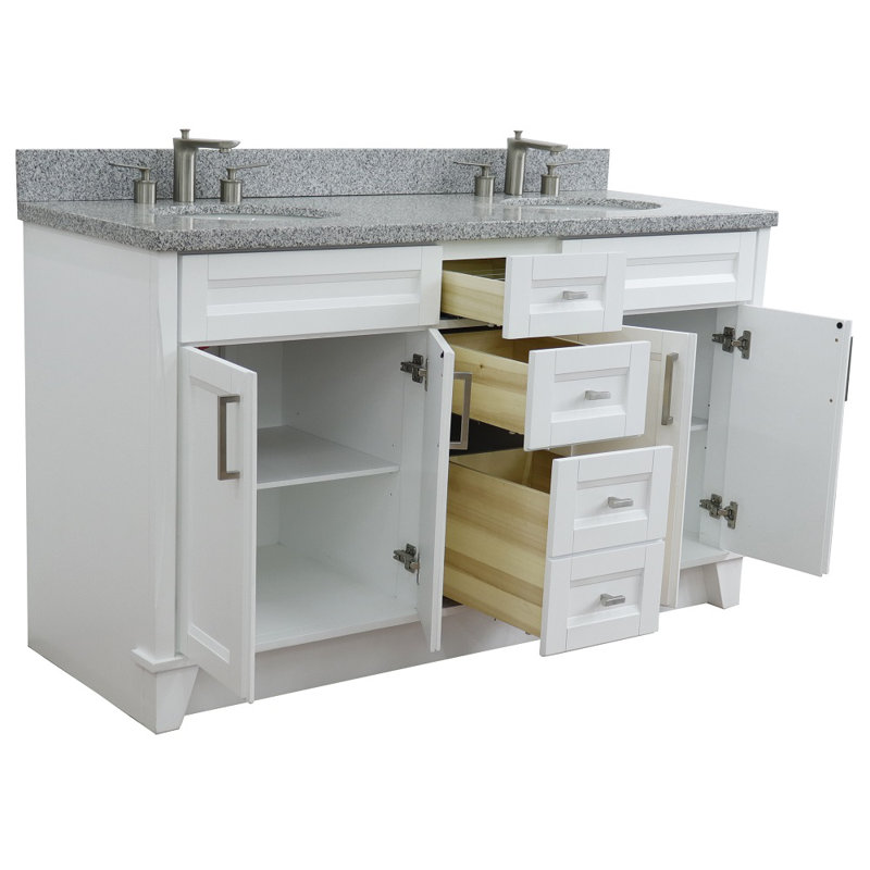 Ensemble de meuble-lavabo double 61 po Mistaya