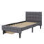 Lit plateforme tapissier simple avec 2 tiroirs-469402056