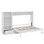 Grand lit escamotable mural avec rangement réglable et tablette, cadre de lit avec 1 tiroir personnalisable-1962797861