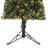 Home Heritage Pine 7' Artificial Corner Christmas Tree Prelit 150 LED Lights