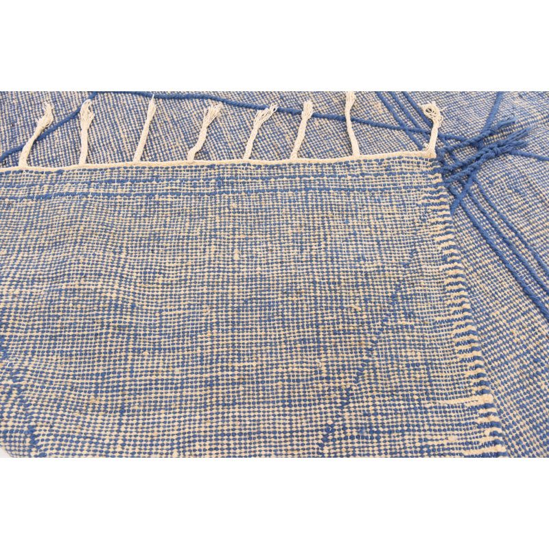 Tapis bleu Oliver