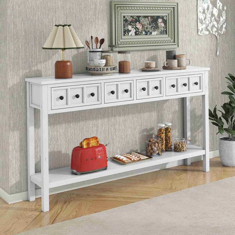 Console Rustic, Blanc