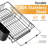 Expandable Sink Dish Drying Rack With Utensil Holder, Adjustable Stainless Steel Dish Drainer For Kitchen Counter Space Saving, Fits Small Spaces And Most Sinks