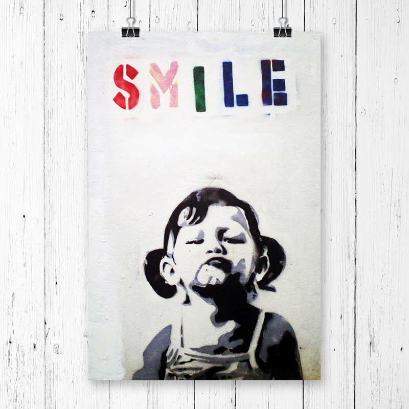 Banksy - No Frame Print, 59.4cm H x 42cm W