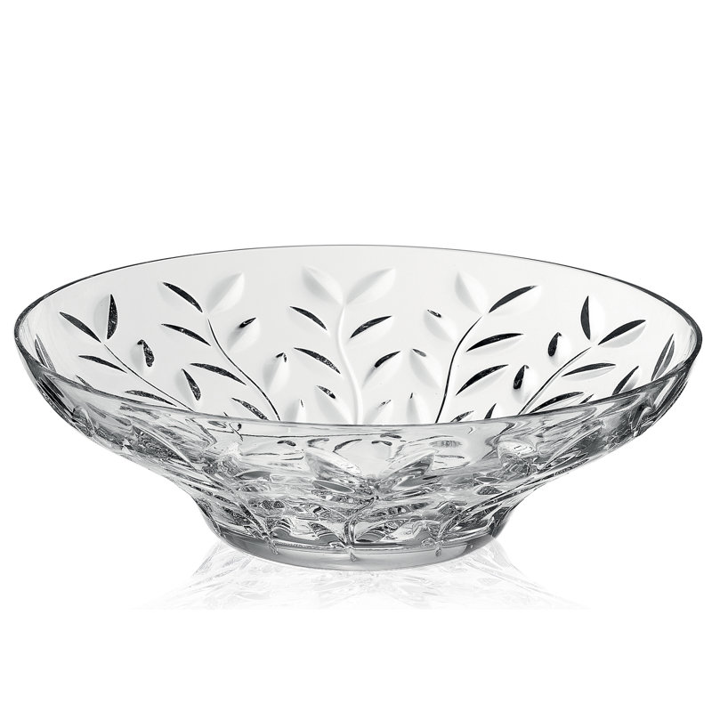 Laurus Crystal Round Glass Bowl, 400ml Capacity