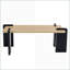 Table basse en bois aggloméré d'aspect bois naturel, peu encombrante pour les petits salons, facile à assembler-472658915