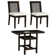 1 - Person Glass Top Pedestal Dining Set