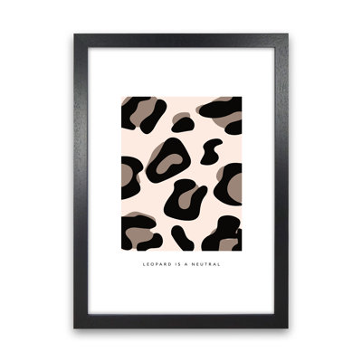 Big Leopard Powder Rose - Print