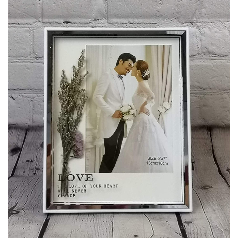 Cadre photo de mariage Aberdeen, 5" x 7"