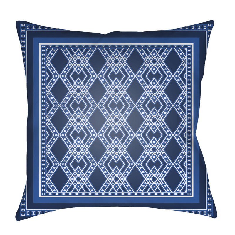  Indoor/Outdoor Throw Pillow, 18" H x 18" W x 4" D
