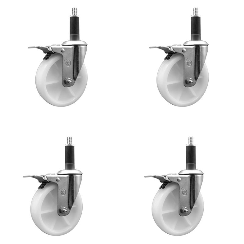 Jeu de roulettes extensibles 5 po