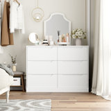 Commode double 6 tiroirs Anjeanette
