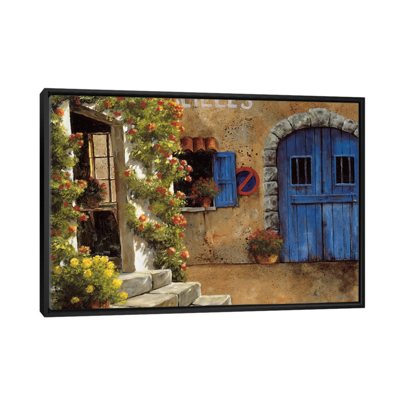 «Stationnement Interdit», reproduction sur toile, H 40 po x l 60 po x P 1,5 po, Toile avec cadre noir, Pas de tapis