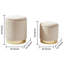 14.4" W Upholstered Storage Ottoman(set Of 2)