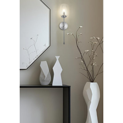 Dominique 25.25 inch Brushed Nickel 1 Light Wall Sconce