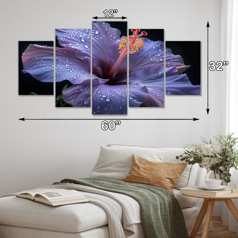 Giannone - Hibiscus Wall Art Print Set