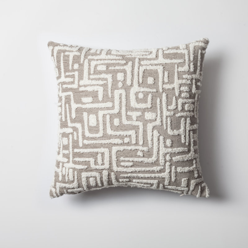 Nishank Indoor / Outdoor Square Euro Cushion, Beige