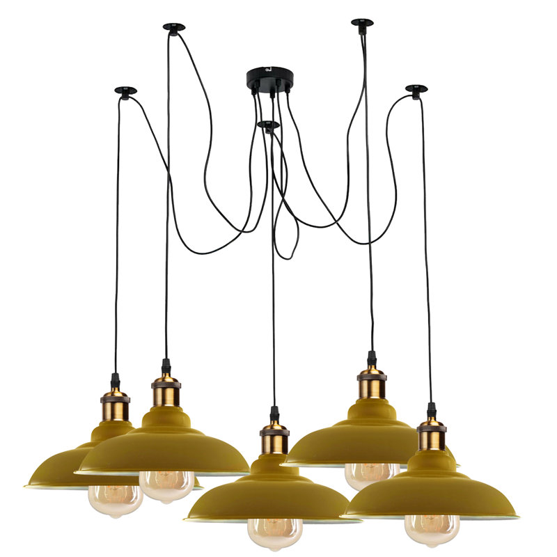 London 5 - Light Pendant, Yellow