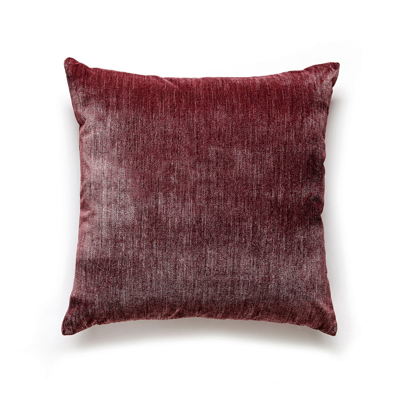 Supreme Reversible Throw Pillow, 20"H x 20"W, Dahlia Mauve