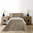 Eclectic Polyester Geometric Shapes Coverlet-41886807