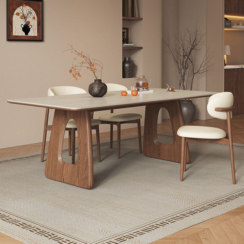Table de salle à manger Rock Board, H 29,53 po x l 78,74 po x P 35,43 po