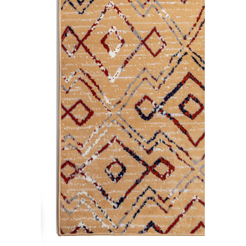 McAllen Ikat Indoor Rug, Rectangle 3'6" x 5'6"