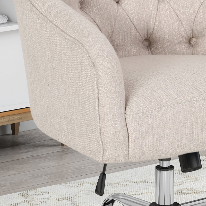 Tufted Swivel Office Chair, Desk Chair