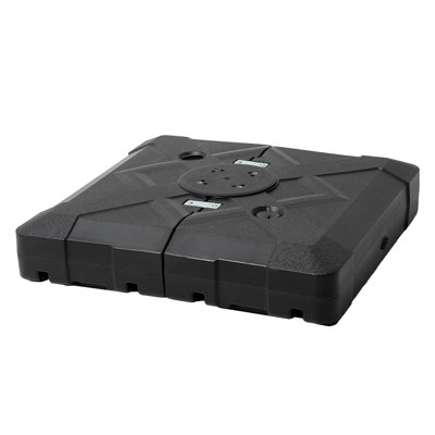 Base de parasol autoportante en plastique avec roues Akiro 330LBS