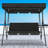 HALLOLURE Fabric Replacement Canopy for Canopy-61048025