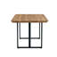 Ensemble de salle à manger rectangulaire en bois avec chaises Cantilever CasaMod