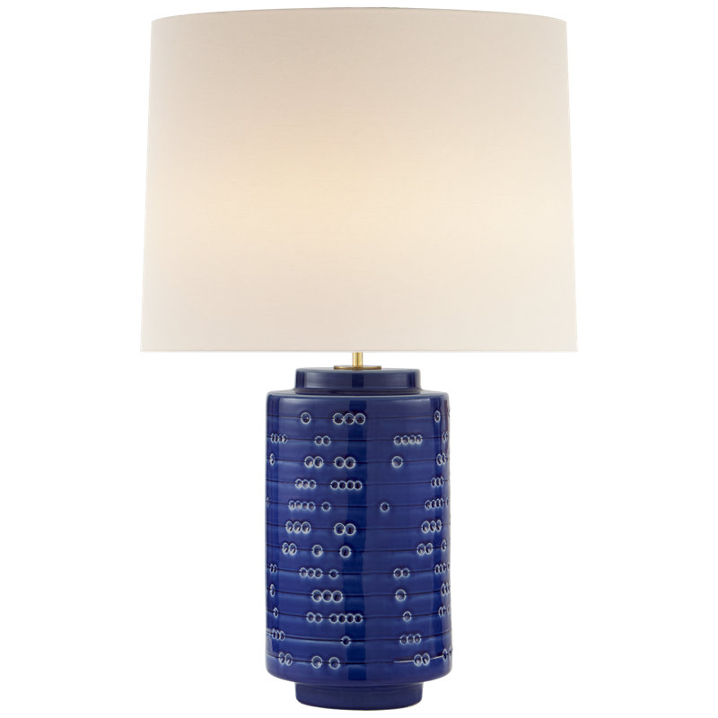 Darina Table Lamp, Pebbled Blue